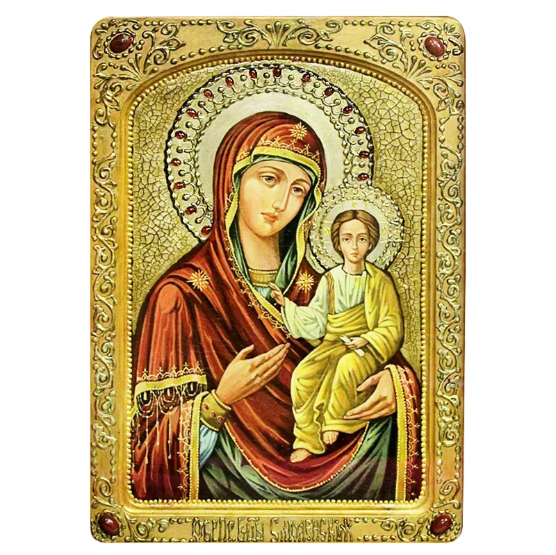 Икона живописная Божией матери «Одигитрия Смоленская»