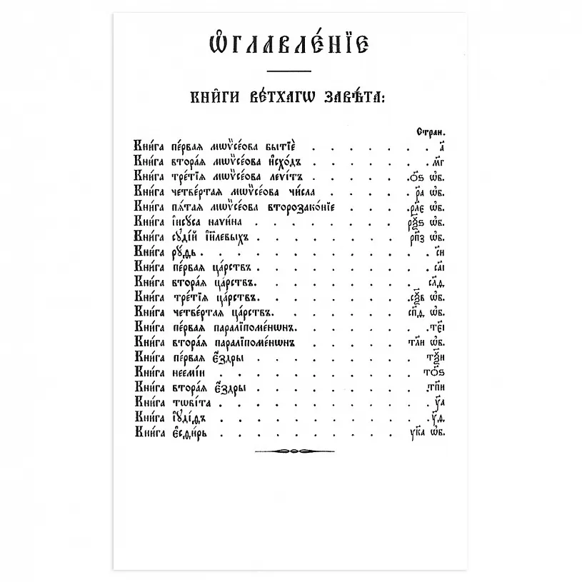 Подарочное издание в 2 томах "Библия. Книги Священного Писания Ветхого завета"
