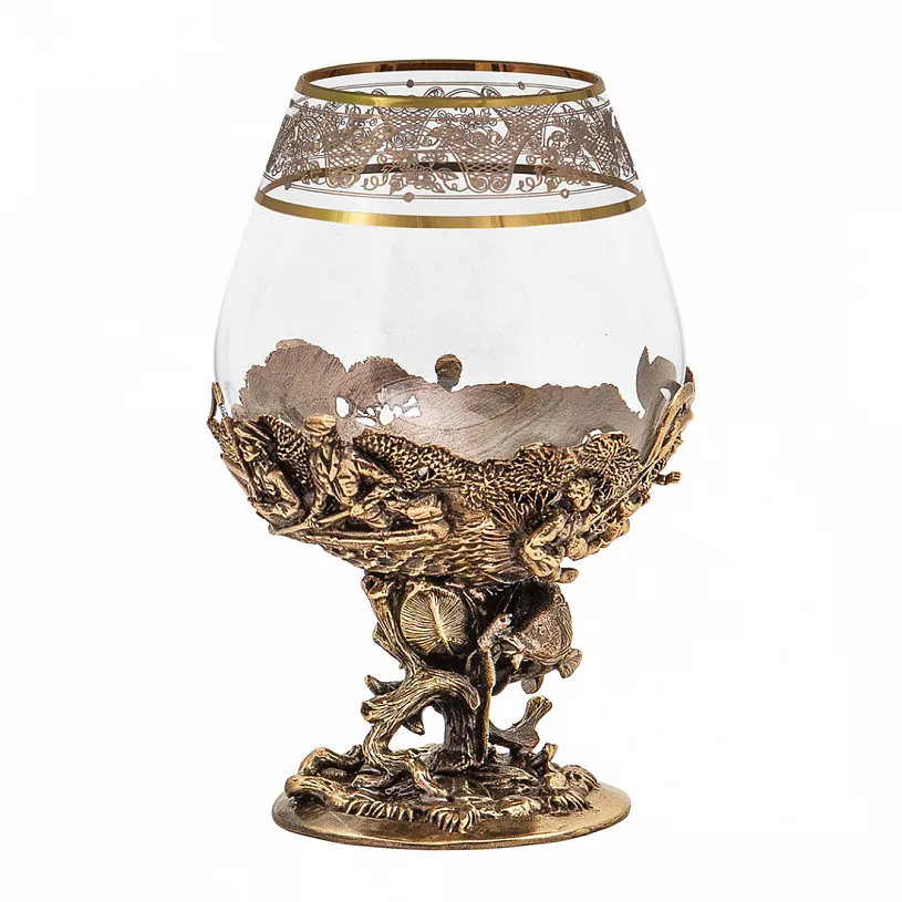 Набор из 6-ти бокалов для коньяка "Рыбалка" 