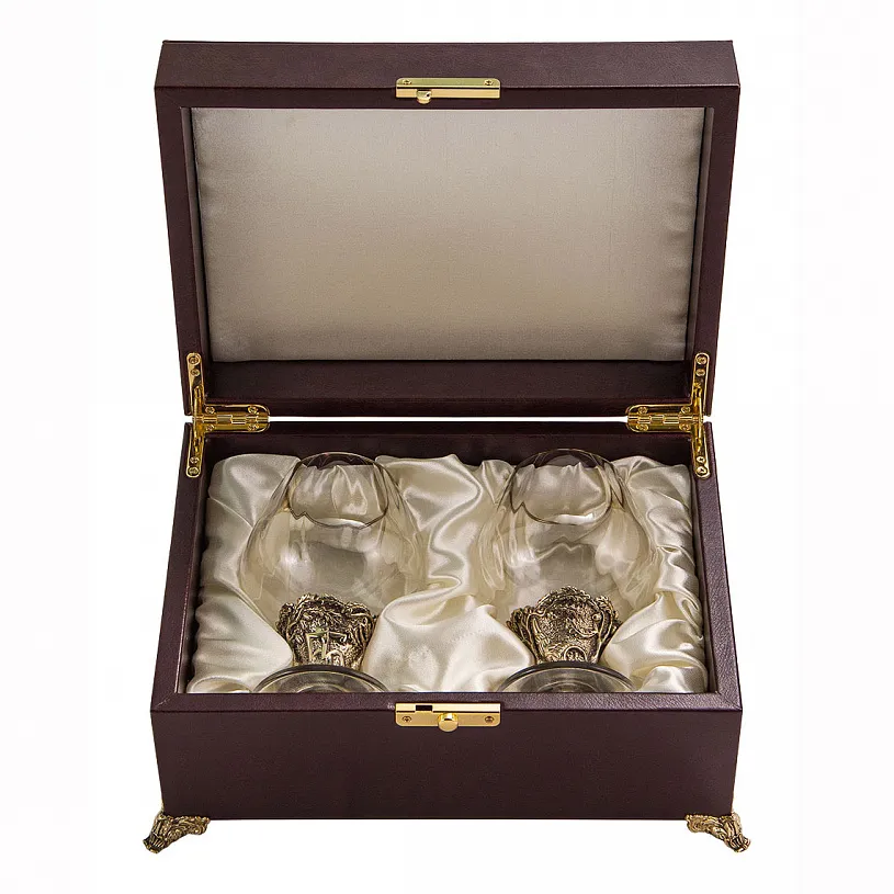 Набор из 2-х бокалов для коньяка "С юбилеем! 55 лет" 