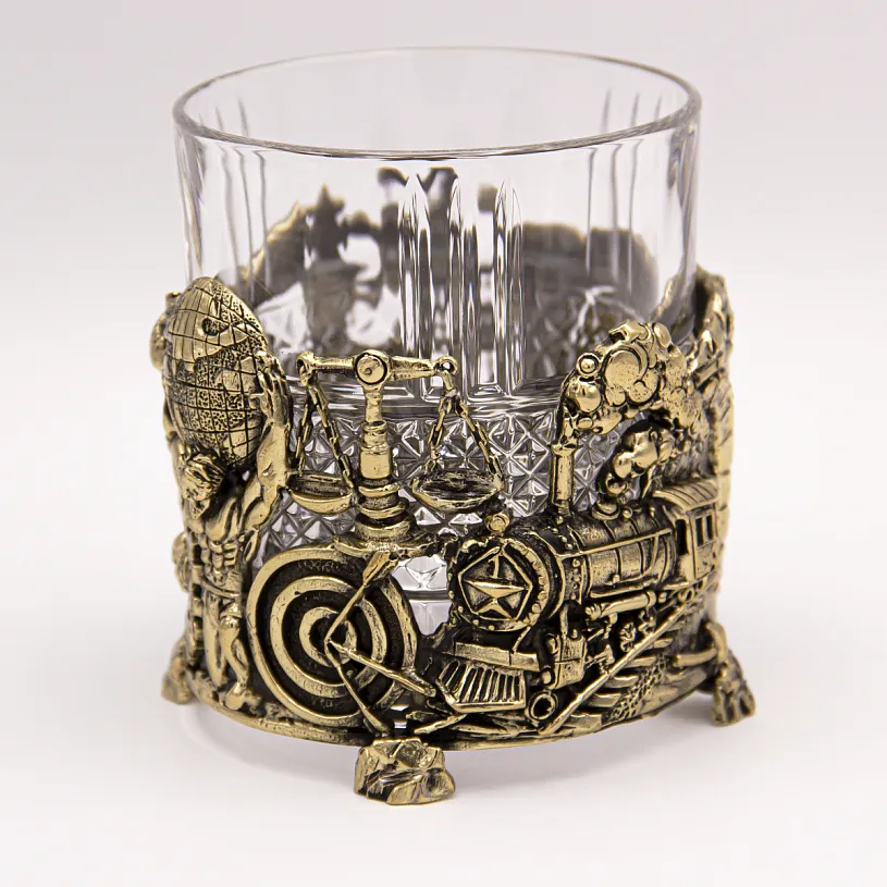 Набор из 6-ти бокалов для виски "Атлант" в ларце