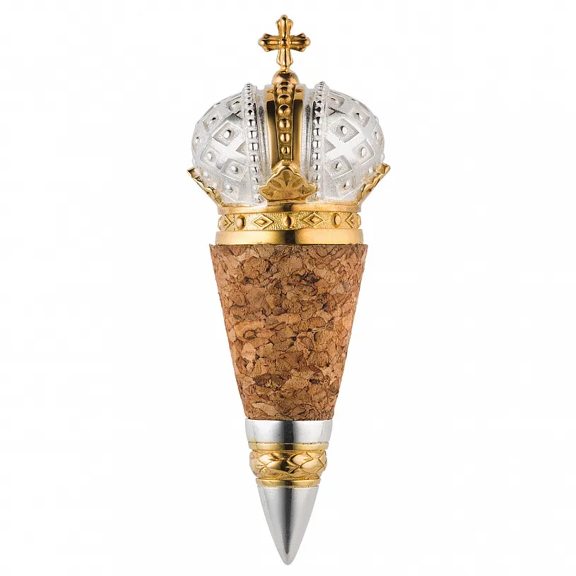 Серебряная пробка для бутылки "Императорская корона"