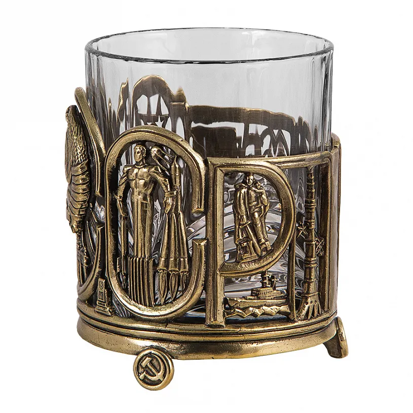 Набор из 2-ух бокалов для виски "СССР"