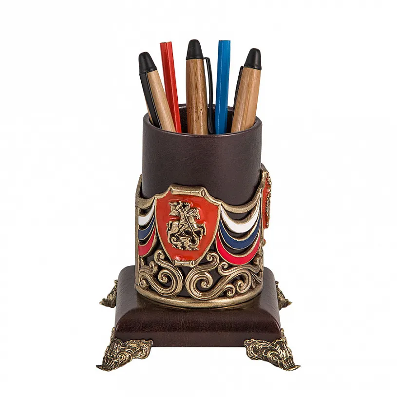 Подставка для письменных принадлежностей "Герб РФ"