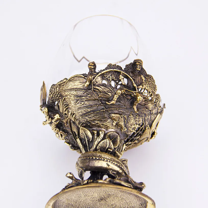 Набор из 6-ти бокалов на подставке "Рыбалка" 