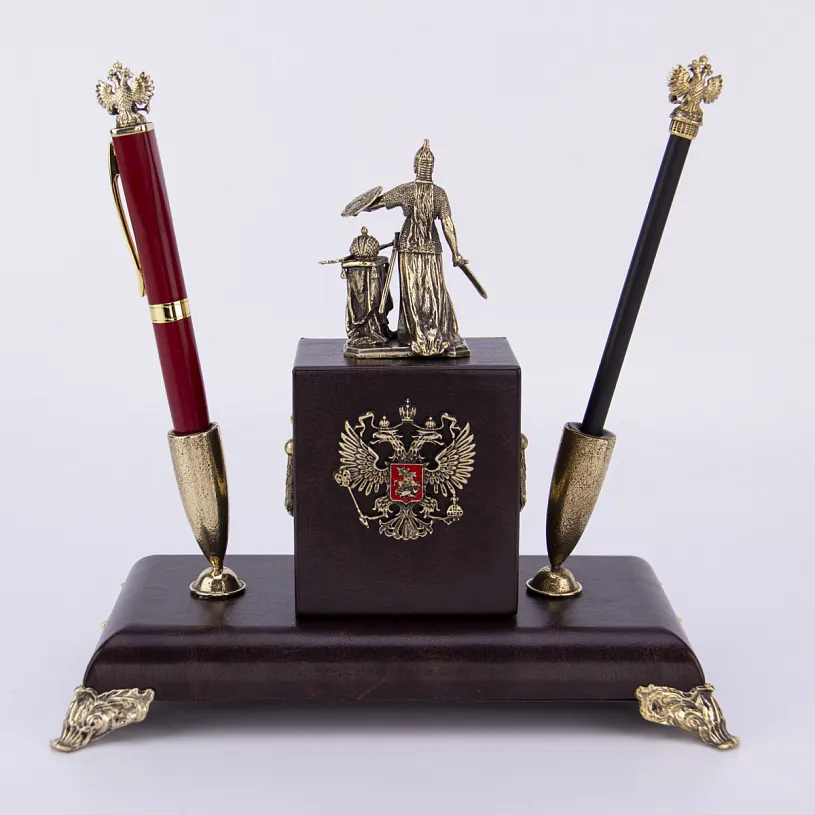Письменный набор с часами "Державный" 