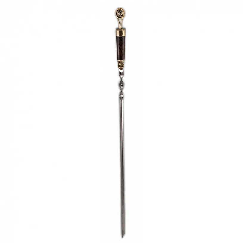 Шампур в колчане из натуральной кожи "Герб РФ"