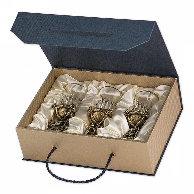 Водочный набор из 3-х стопок "Нефть и Газ" 