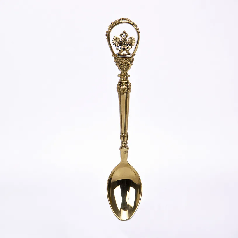 Подстаканник с ложкой "Державный"