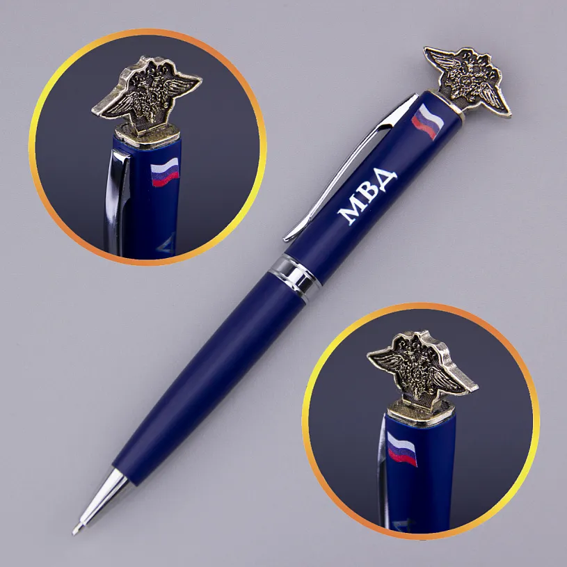 Настольный набор "МВД" в футляре