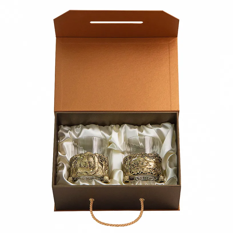 Набор из 2-х бокалов для виски "Медведь"