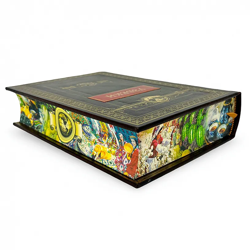 Подарочная книга в кожаном переплете "Узбеки"