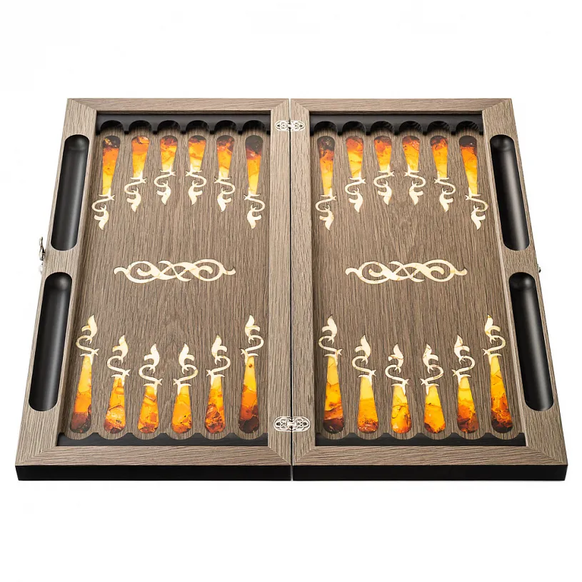 Нарды из янтаря "Мечеть"