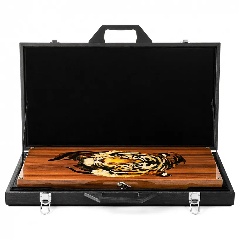 Нарды из янтаря "Тигр"