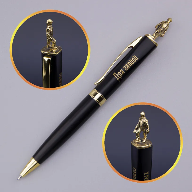 Письменный набор с часами "Строитель" 