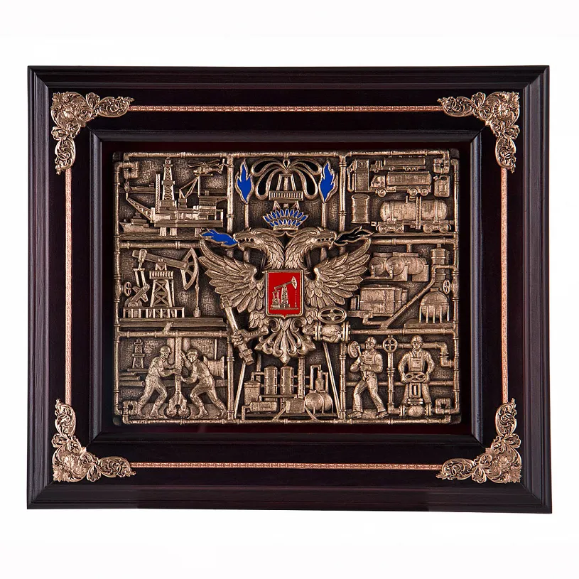 Ключница "Газ и Нефть России" венге