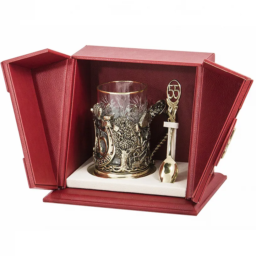 Набор для чая "С юбилеем 55 лет"