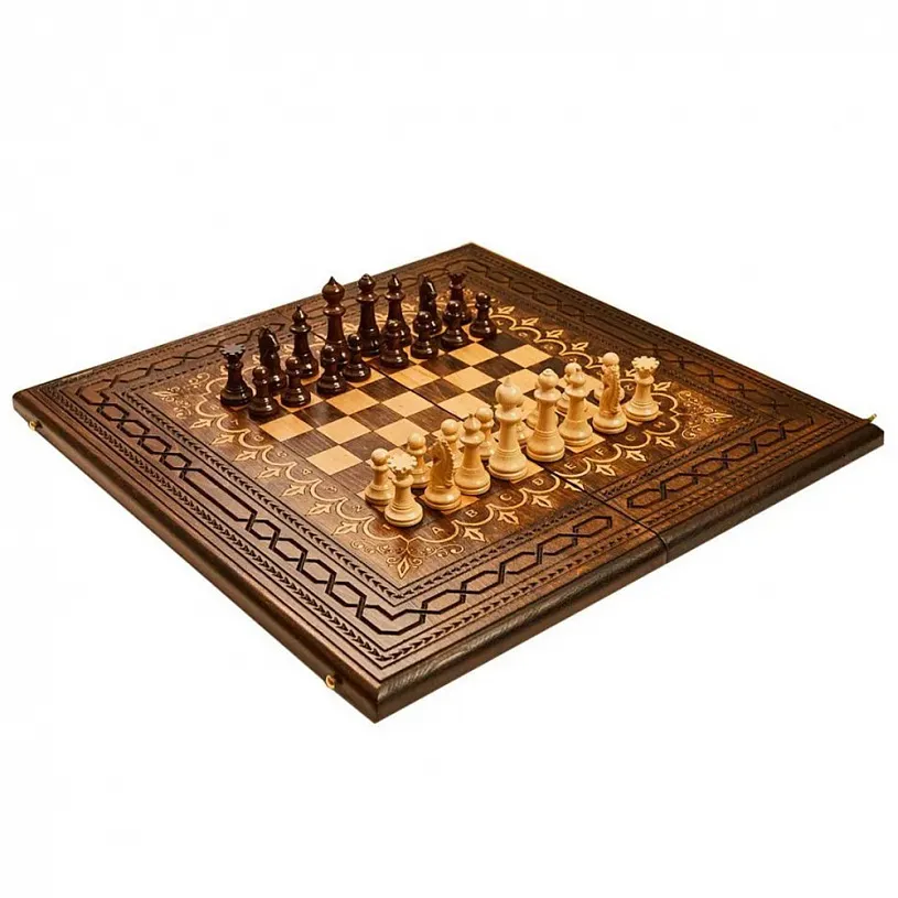 Подарочные шахматы + нарды "Милан"