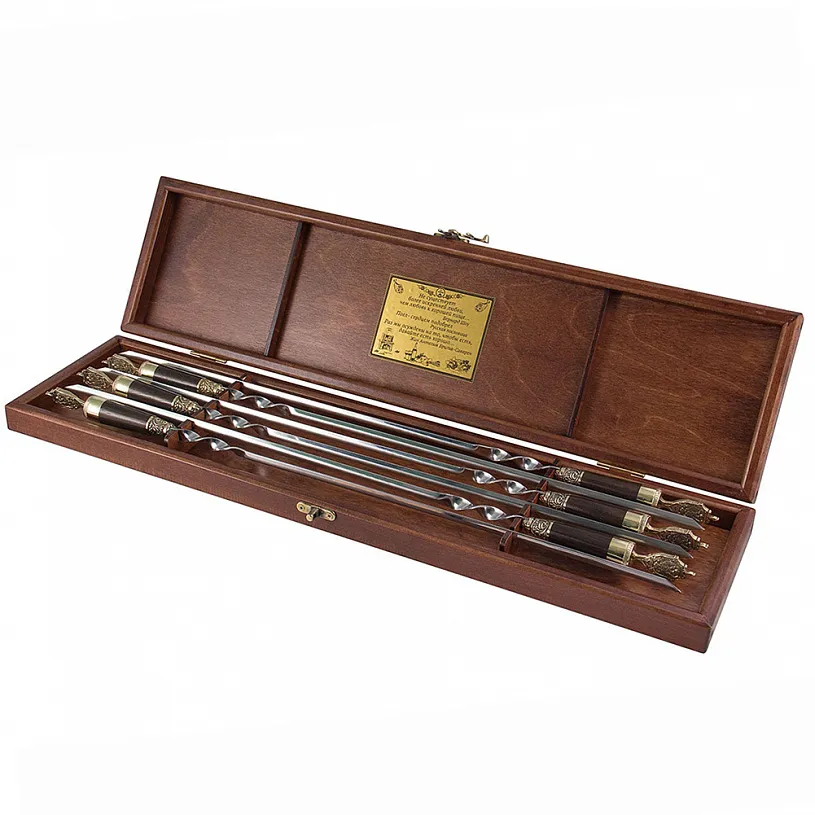 Набор шампуров в футляре "ФСБ"