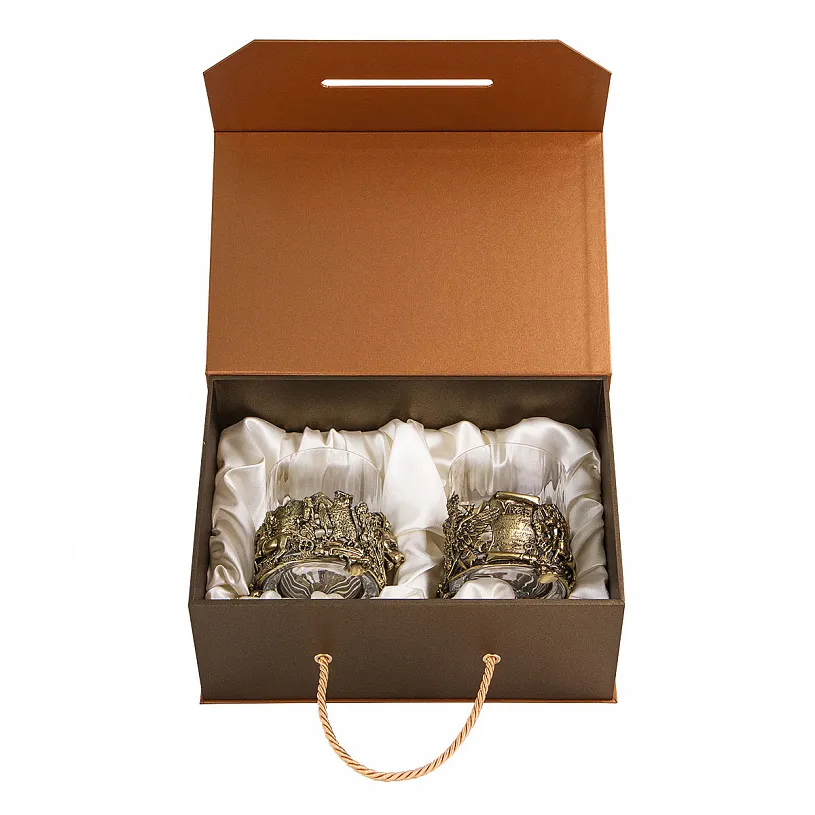 Набор из 2-ух бокалов для виски "Лев"