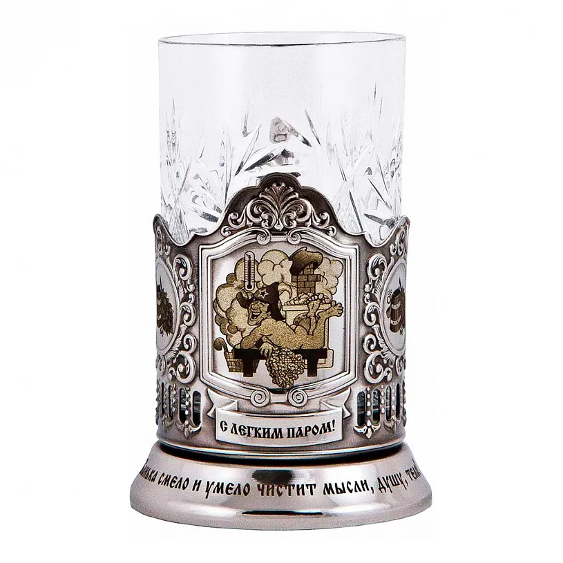 Набор из 2-ух подстаканников "Банька мужская и женская"