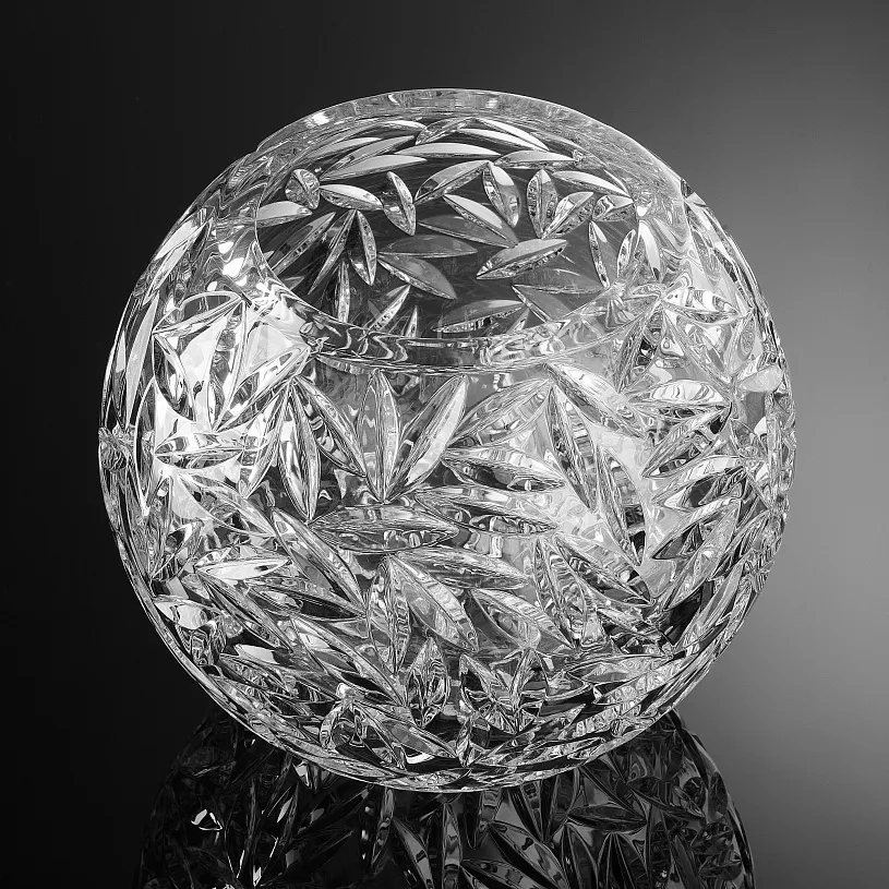 Хрустальная ваза для цветов "Лето"