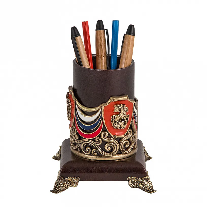 Подставка для письменных принадлежностей "Герб РФ"