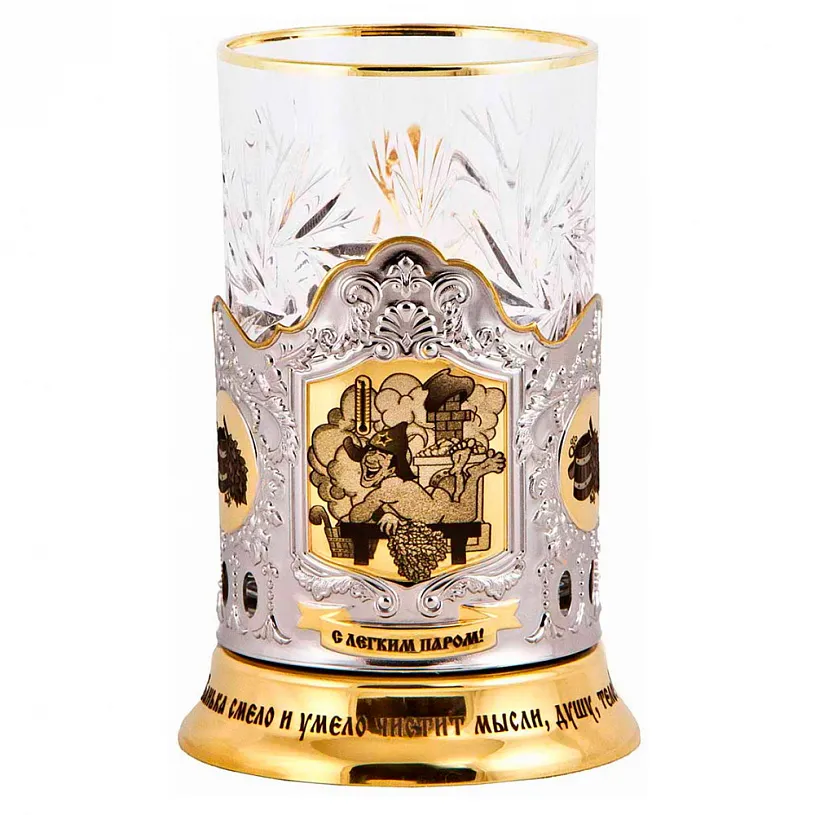 Набор из 2-ух подстаканников "Банька"