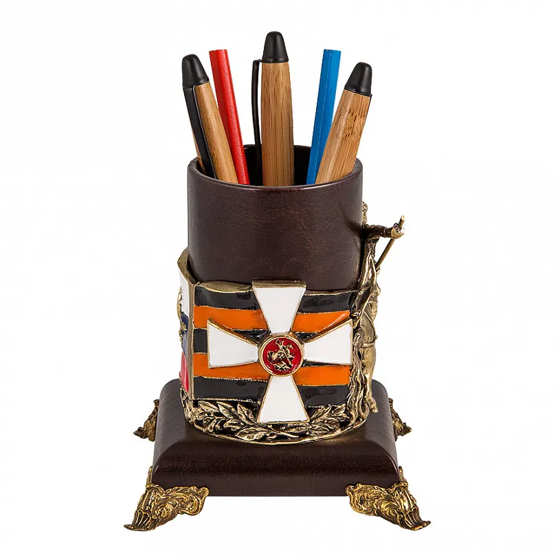 Подставка для письменных принадлежностей "Георгий Победоносец"