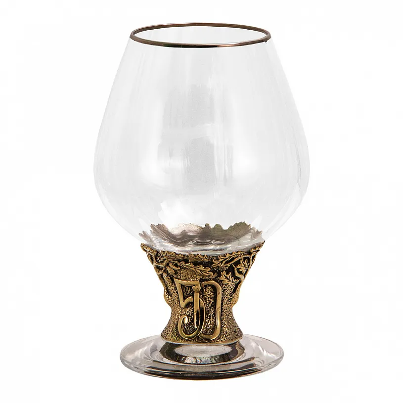 Набор из 2-х бокалов для коньяка "С юбилеем! 50 лет" 