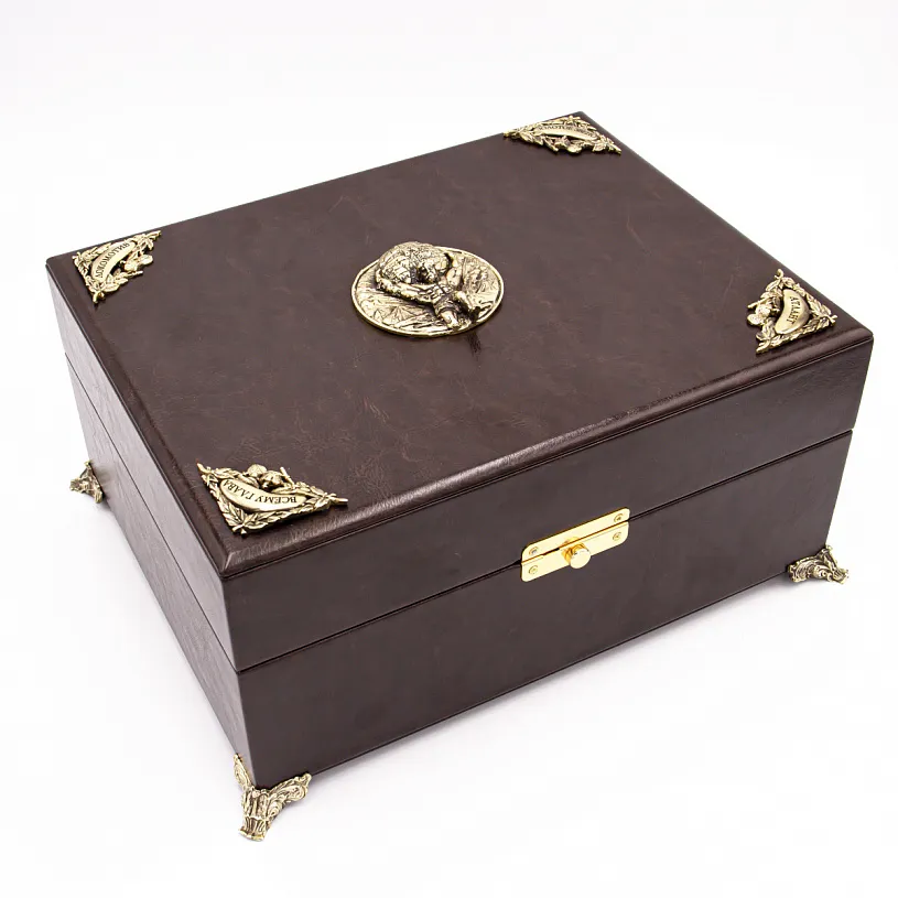 Набор из 2-х бокалов для виски "Атлант" в ларце