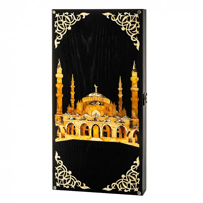 Нарды из янтаря "Мечеть"