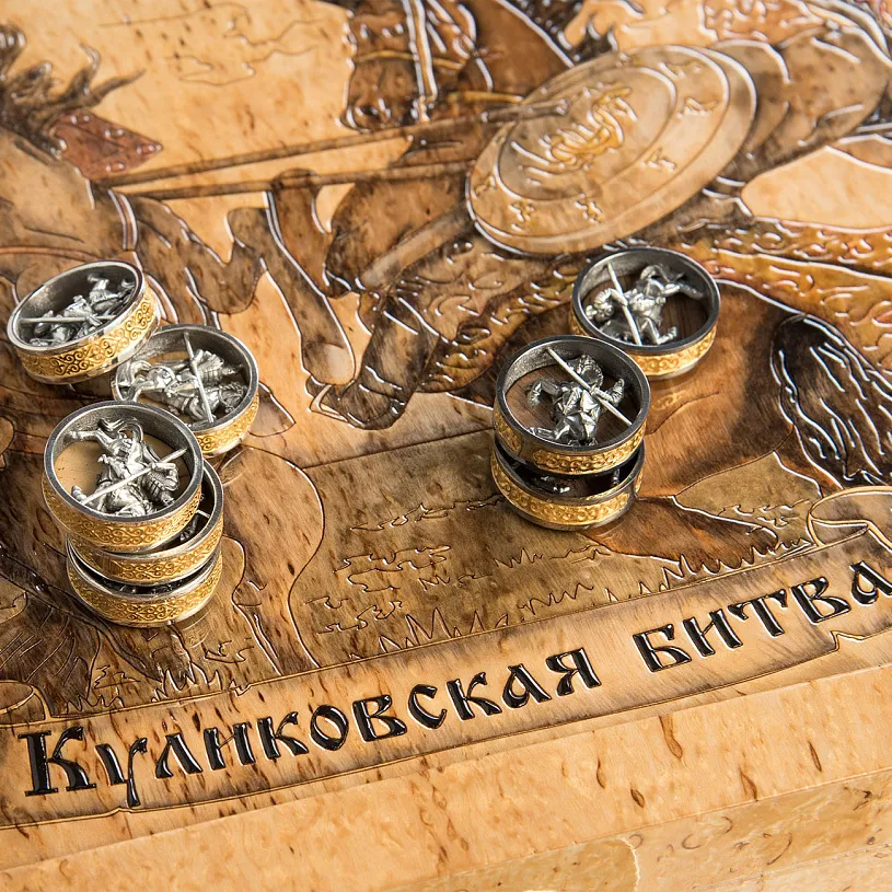 Серебряные нарды «Куликовская битва»