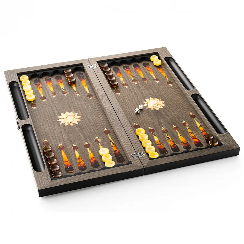 Нарды из янтаря "Арабская ночь"