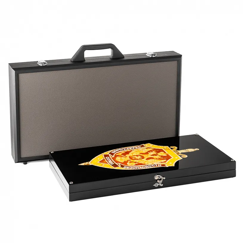 Нарды из янтаря и мореного дуба "ФСБ"