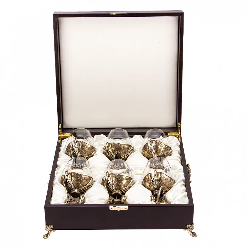 Набор из 6-ти бокалов для коньяка "Музыкальный" 