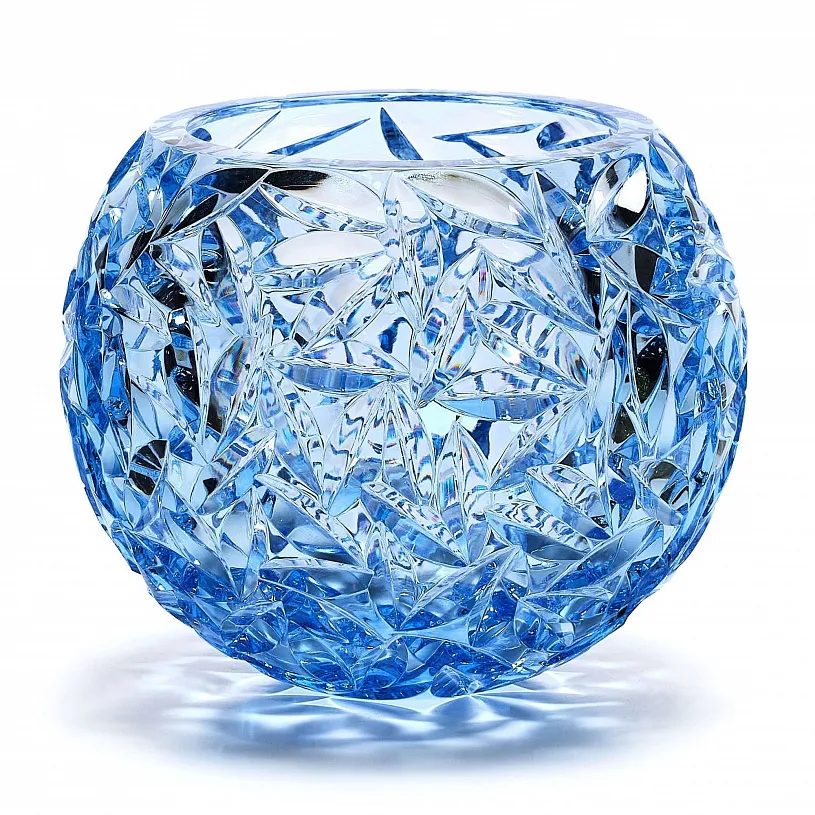 Хрустальная ваза "Зима"