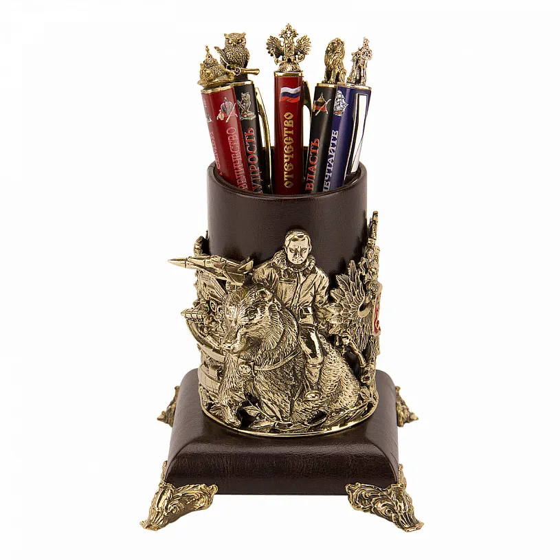 Подставка для письменных принадлежностей "Россия, Путин"