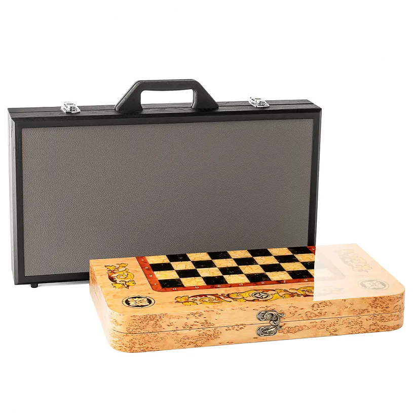 Шахматы из янтаря "Классика"