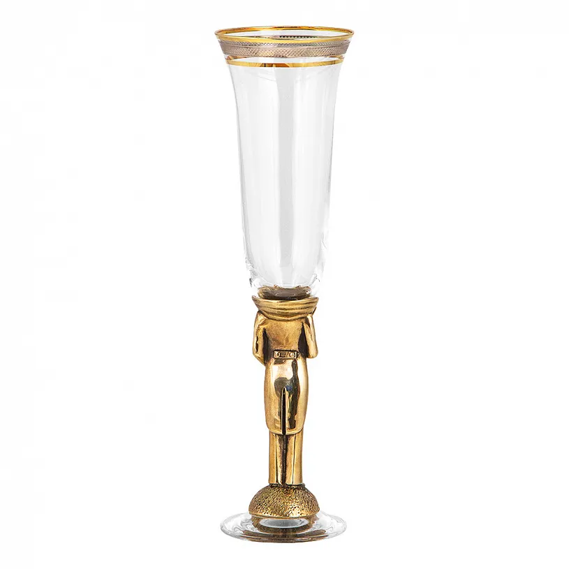 Набор из 2-х бокалов для шампанского Богемия "Он и Она"