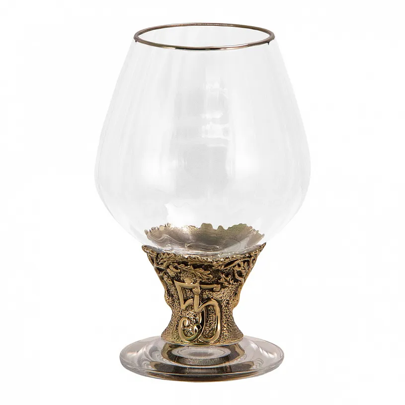 Набор из 2-х бокалов для коньяка "С юбилеем! 55 лет" 