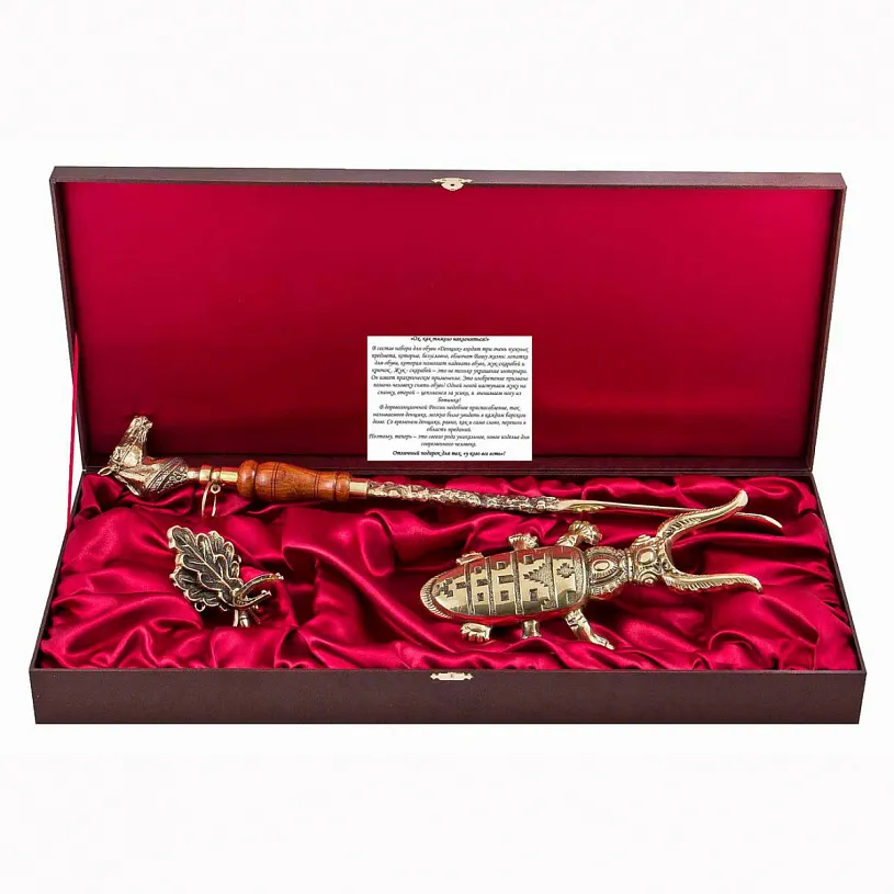 Набор для обуви в подарочном футляре "Конь"