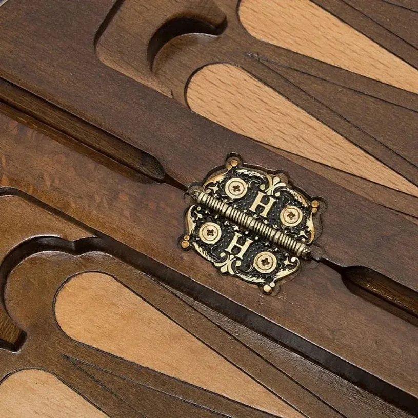 Шахматы + нарды резные "Амарант"