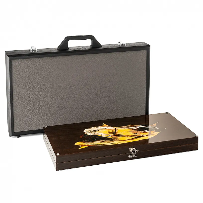 Нарды из янтаря "Конь"