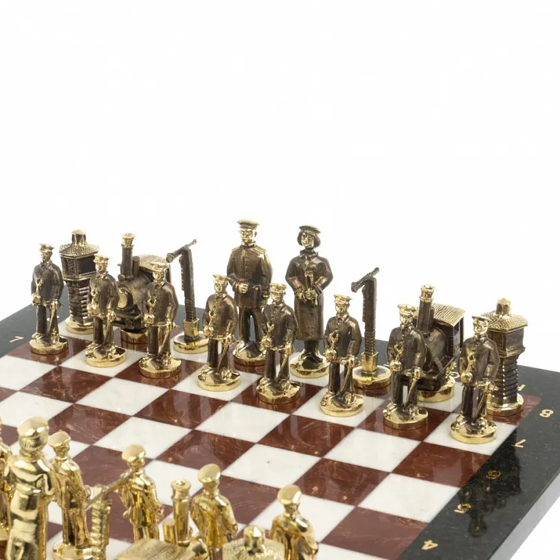 Подарочные шахматы "Железнодорожники"