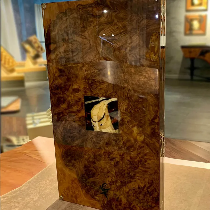 Нарды из янтаря "Самурай"