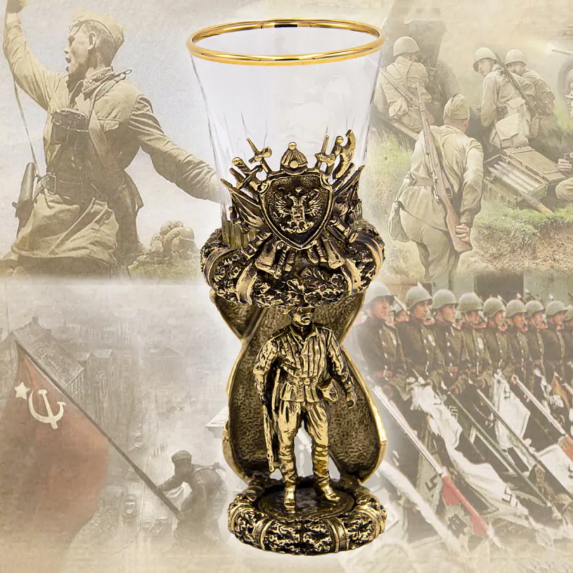 Подарочный набор в кейсе "Русские Воины" 