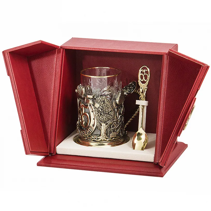 Набор для чая "С юбилеем 65 лет"