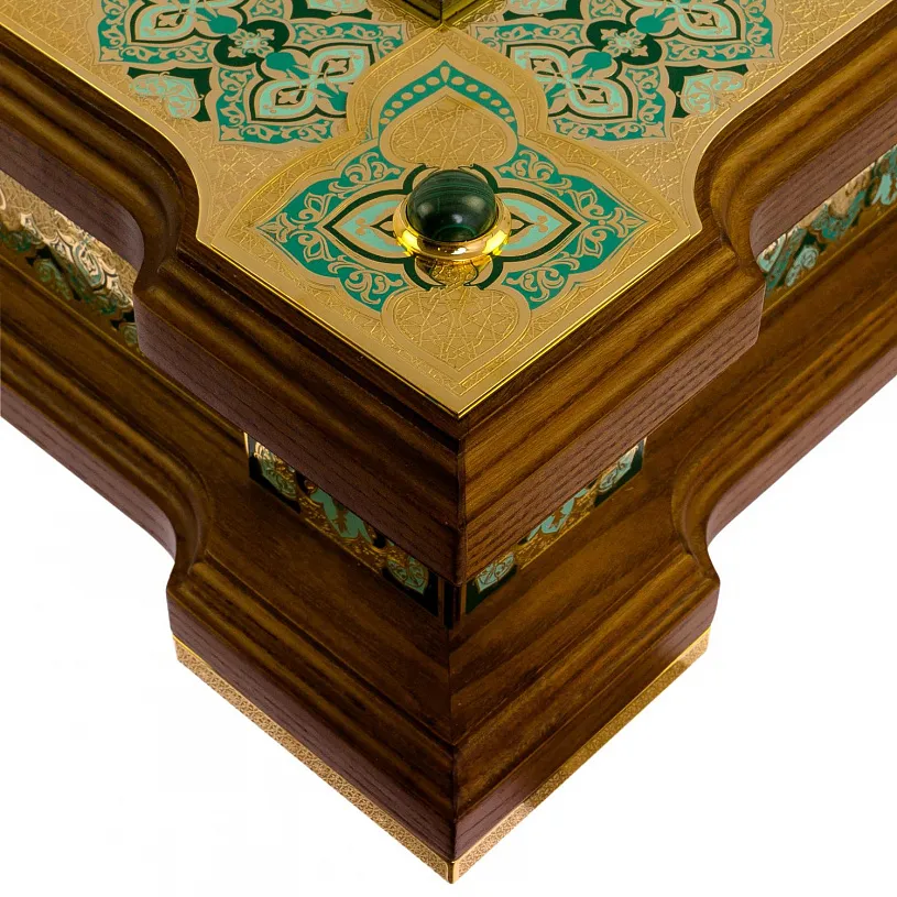 Эксклюзивные нарды из малахита "Шейх"