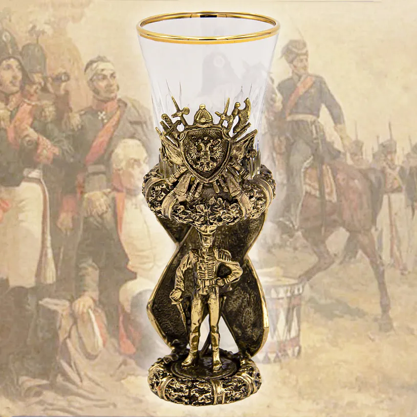 Подарочный набор в кейсе "Русские Воины" 